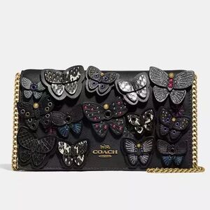 Coach Butterfly Wallet on Chain